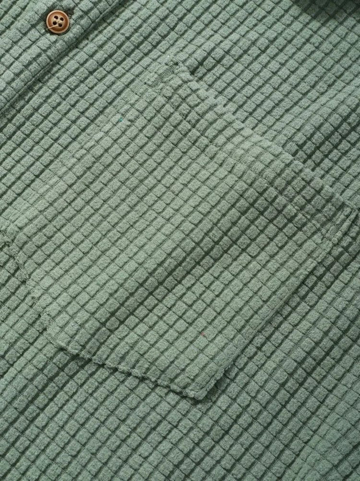 Marlo Waffle-Knit Polo Shirt