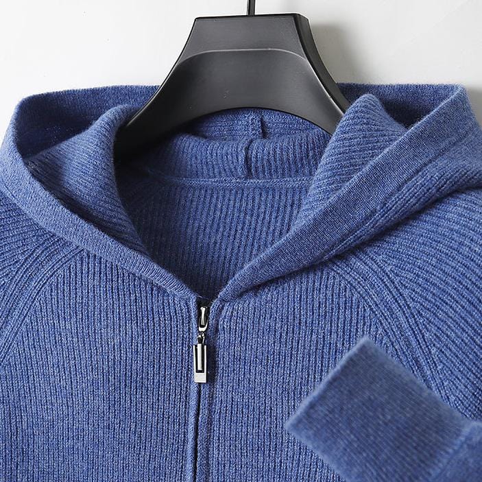 Arden Royal Merino-Wool Zip-Up