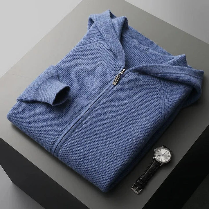 Arden Royal Merino-Wool Zip-Up